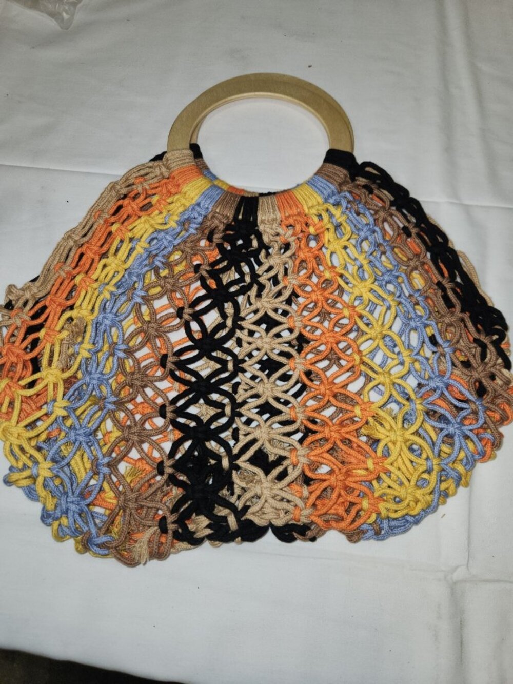 Beach Fishnet Handbag inspired by Cape Cod fishnet industries